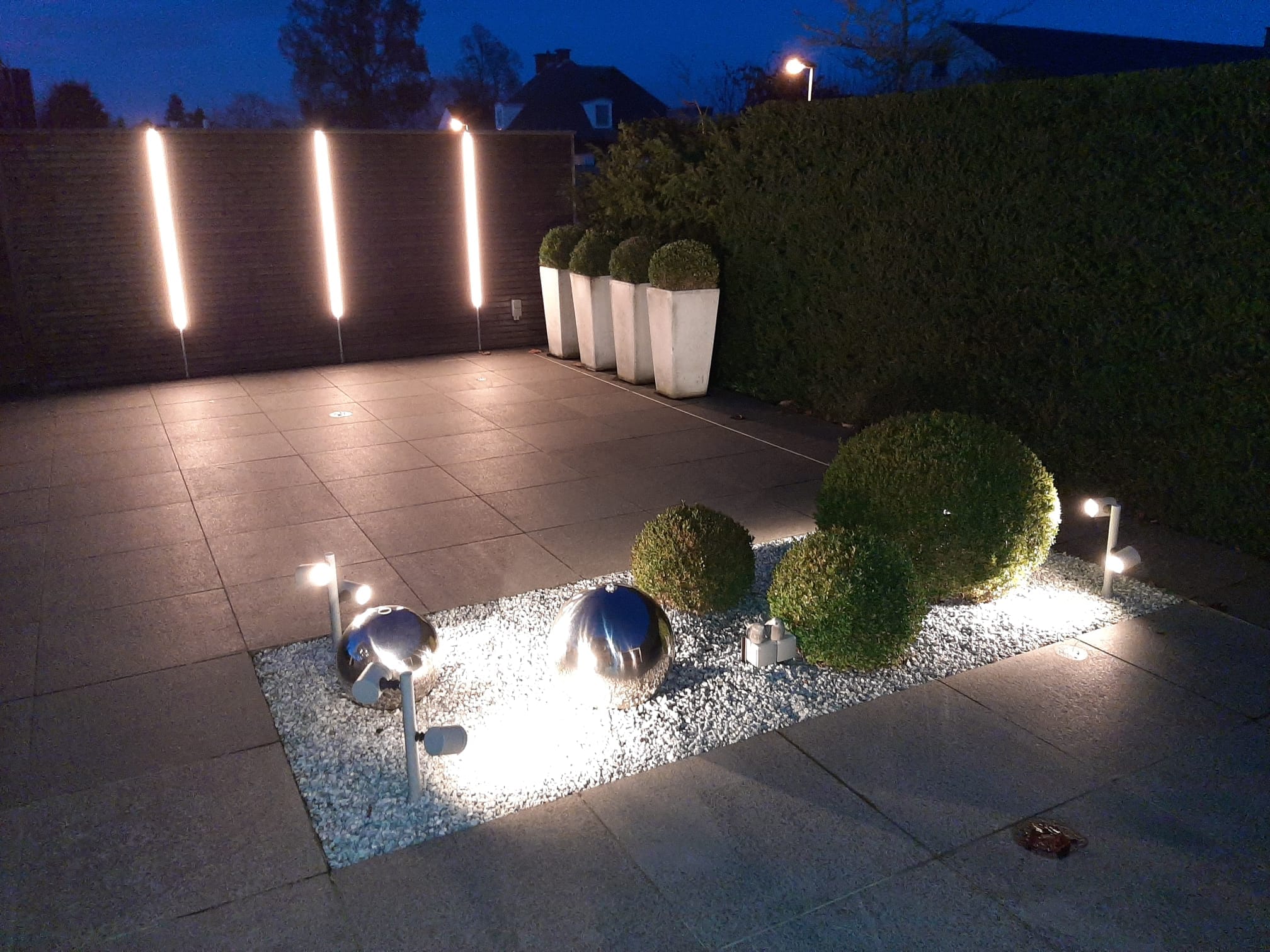 Tuinverlichting 's Avonds